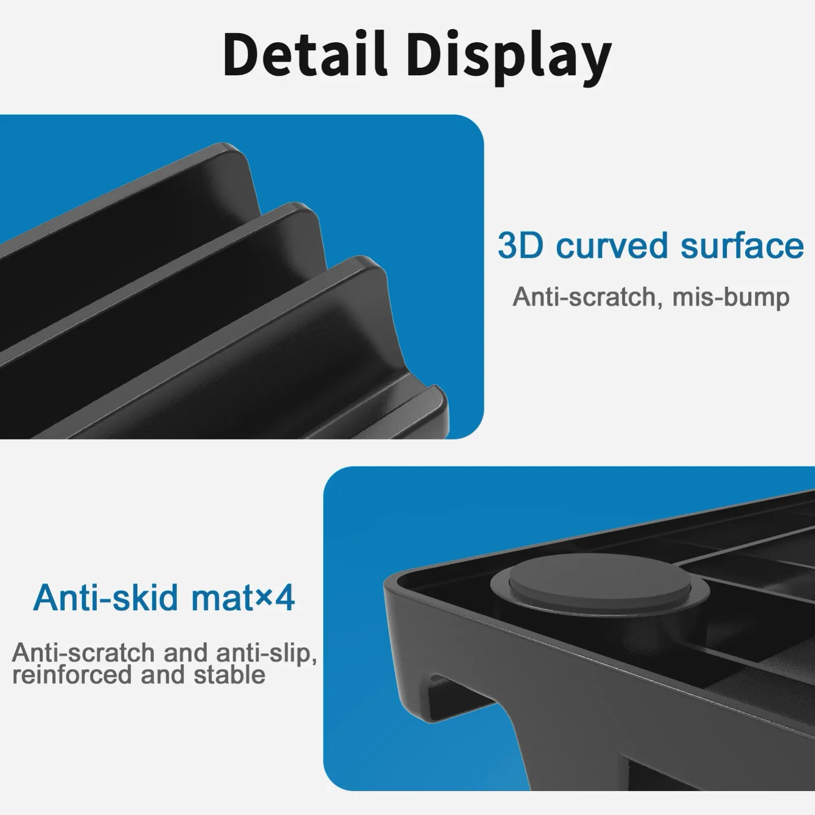 Support vertical pour ordinateur portable, vue d'ensemble