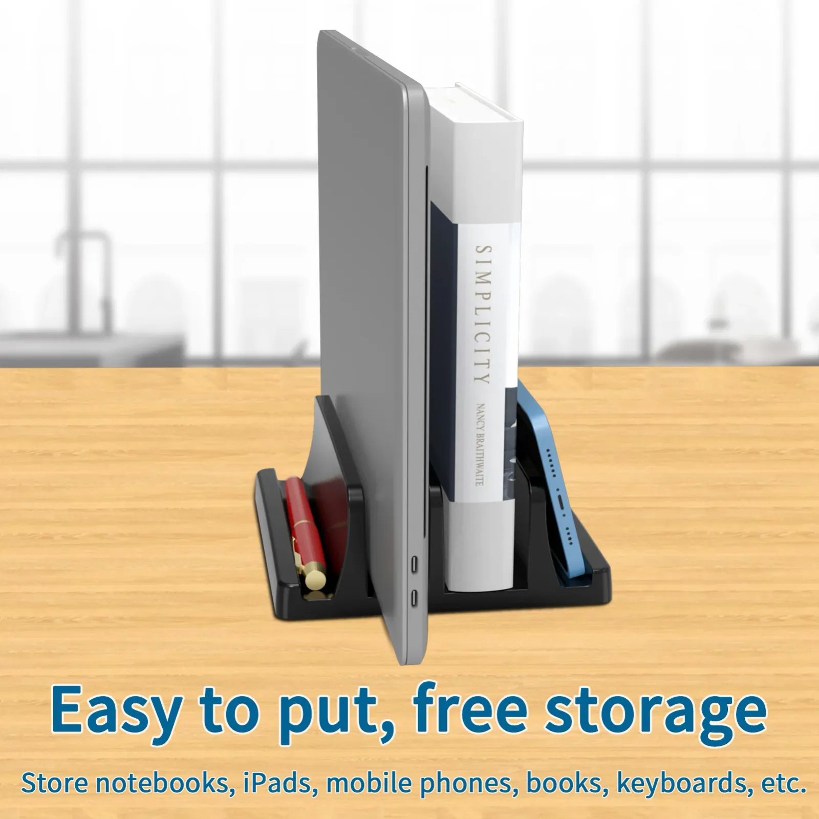Support vertical pour ordinateur portable, usage quotidien