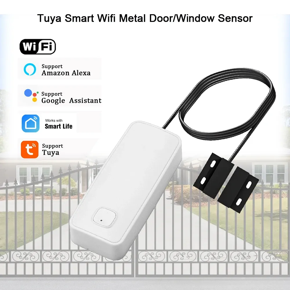 Capteur magnétique intelligent Tuya pour porte et fenêtre
