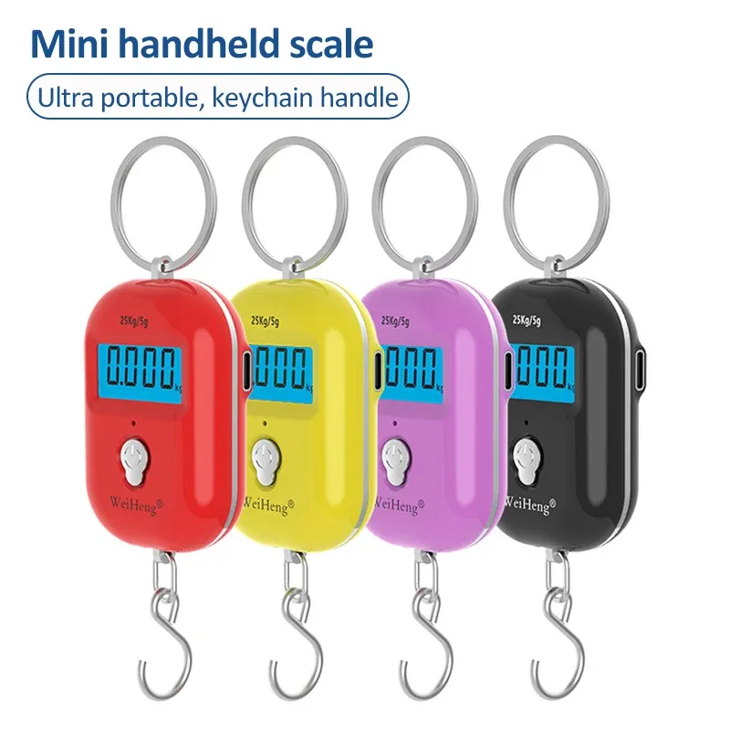 Ce titre est déjà en français. Voici sa traduction propre, sans mots-clés superflus :
Balance suspendue portable 25 kg / 5 g, mini balance numérique LCD pour bagages et pêche, balance électronique de voyage - Image 1