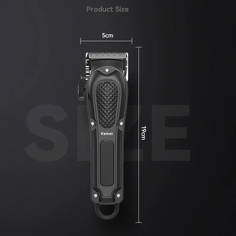 Tondeuse à cheveux rechargeable Kemei, tondeuse à barbe sans fil pour hommes, tondeuse électrique puissante, coupe réglable 4