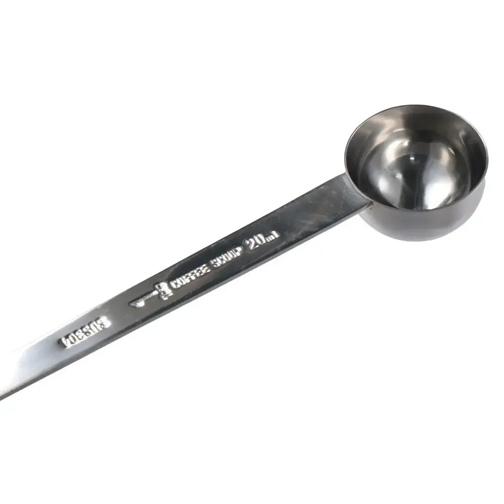 Cuillère doseuse en acier inoxydable, finition soignée