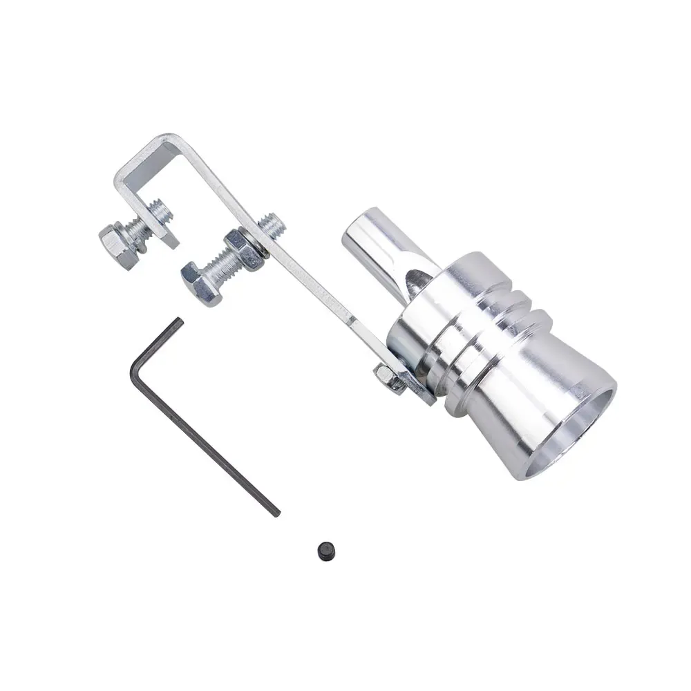 Sifflet turbo universel pour simulateur de son d'échappement, embout de voiture, tailles S/M/L/XL 14