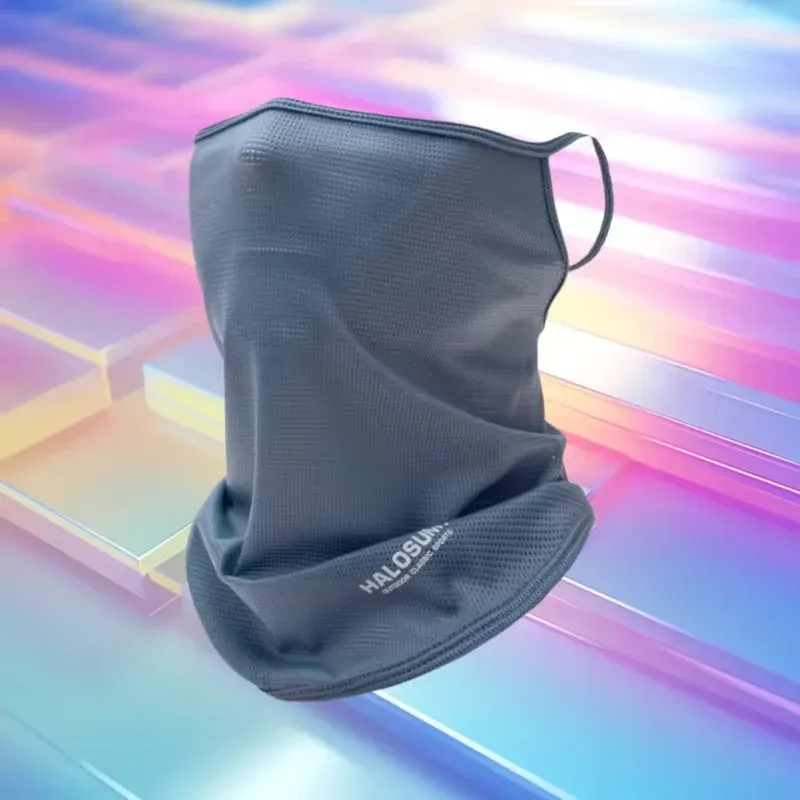 Cagoule intégrale en soie glacée, protection UV, respirante et coupe-vent pour le cyclisme et la randonnée 4