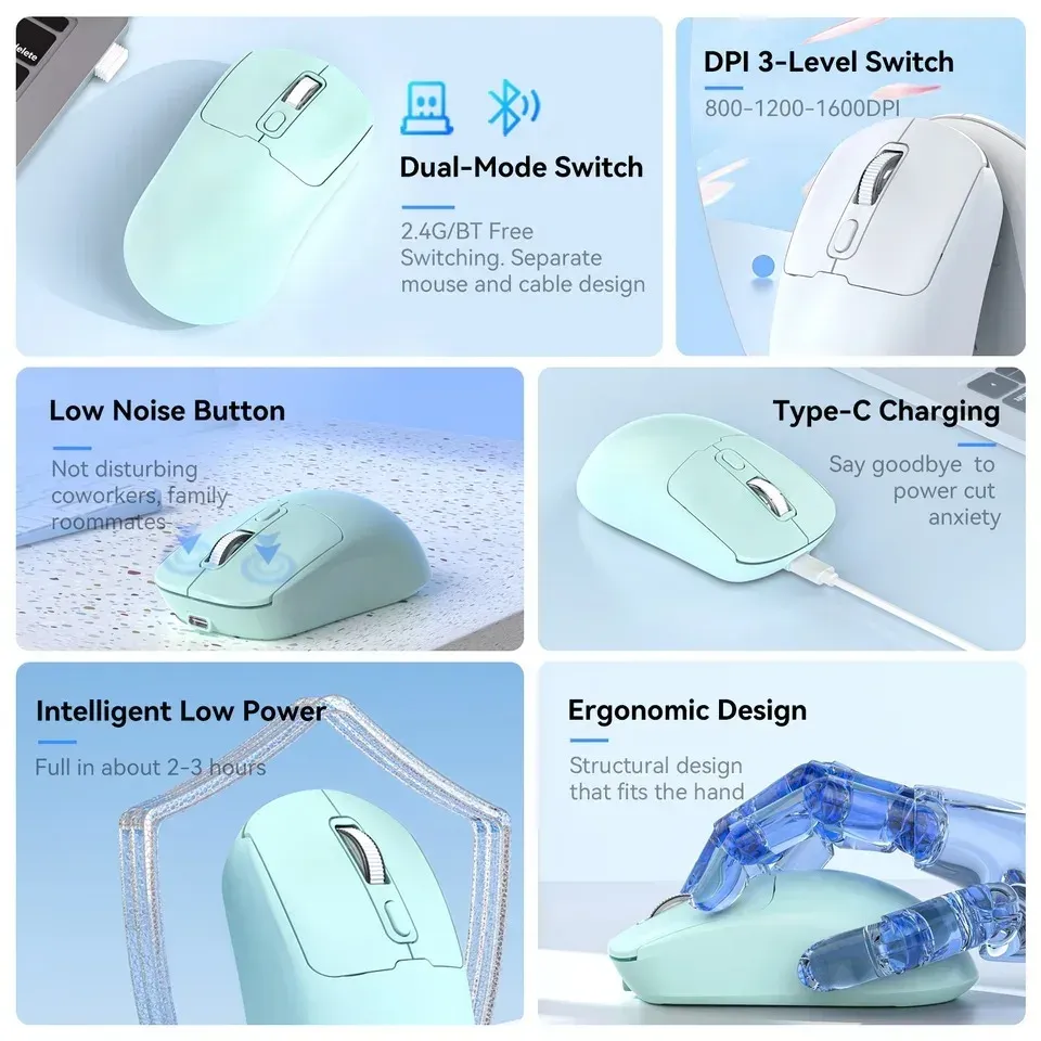 Souris sans fil, finition et ergonomie