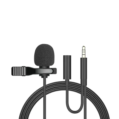 Microphone cravate miniature portable de 1,5 m, à condensateur, à pince, filaire, prise USB, jack 3,5 mm et USB-C, compatible ordinateur portable, PC et appareil photo reflex numérique 10