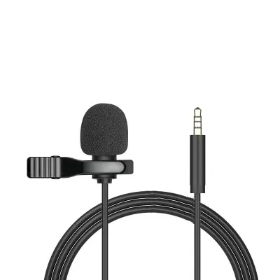 Microphone cravate miniature portable de 1,5 m, à condensateur, à pince, filaire, prise USB, jack 3,5 mm et USB-C, compatible ordinateur portable, PC et appareil photo reflex numérique 8
