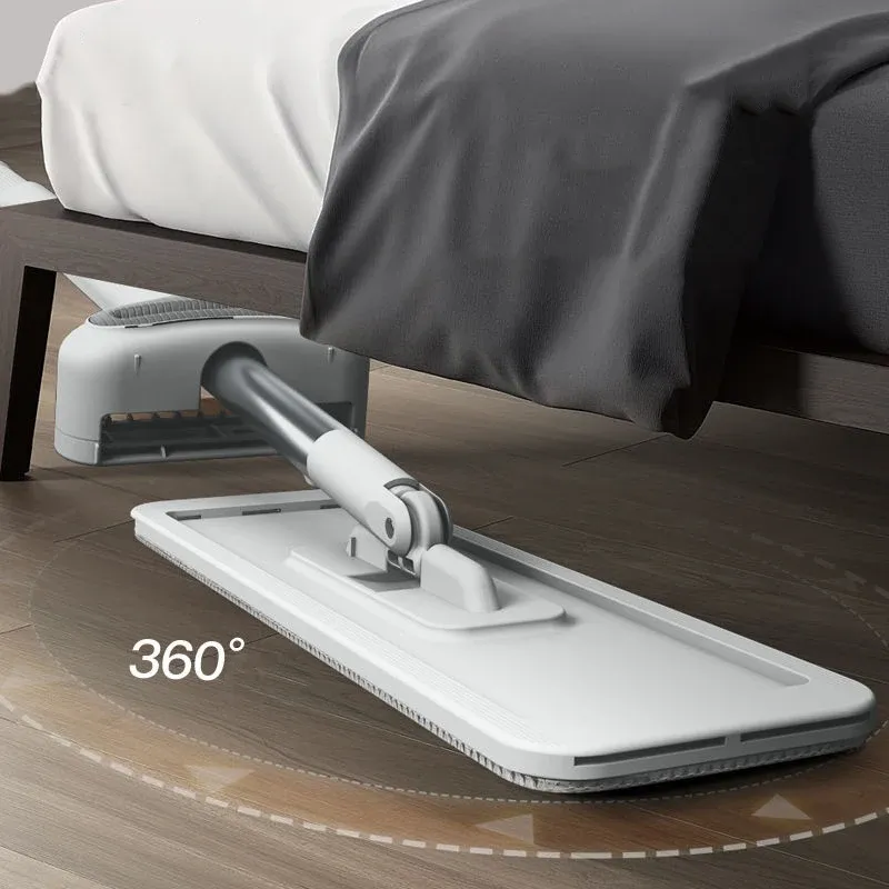 Serpillère plate rotative 360° avec seau 3