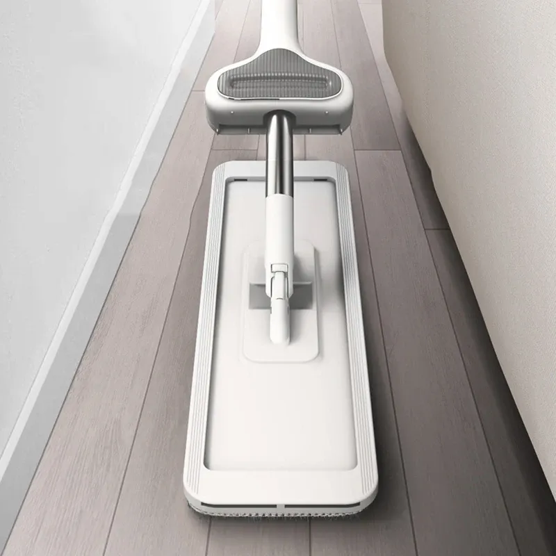 Serpillère plate rotative 360° avec seau 4