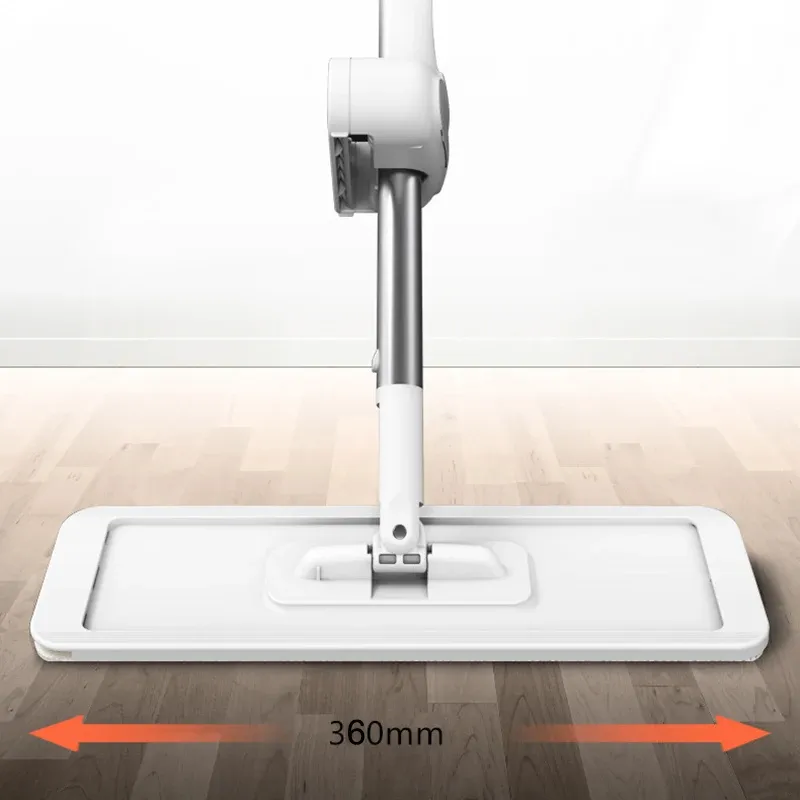 Serpillère plate rotative 360° avec seau 6
