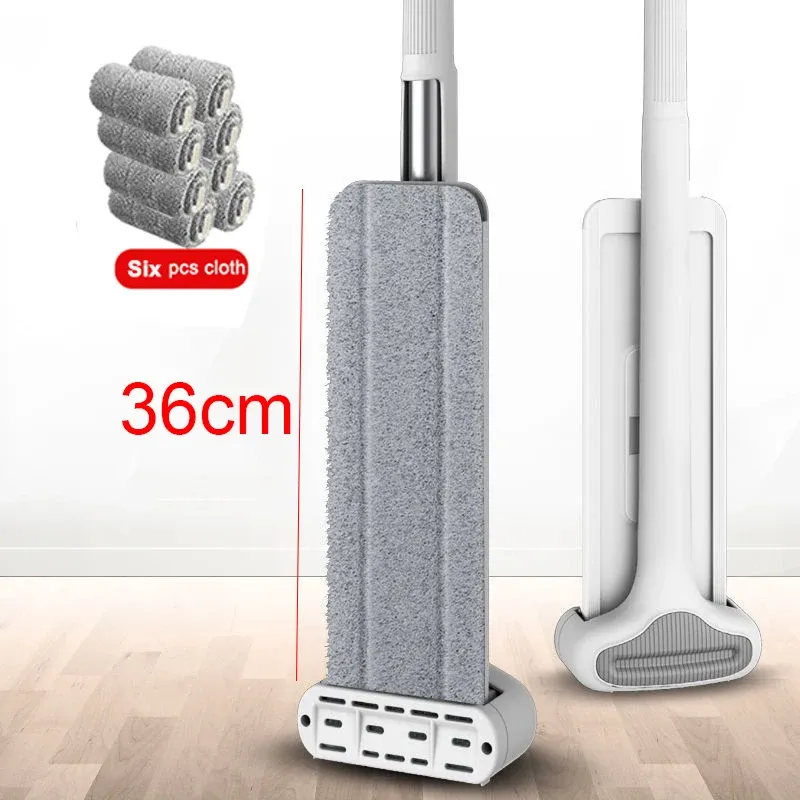 Serpillère plate rotative 360° avec seau 9