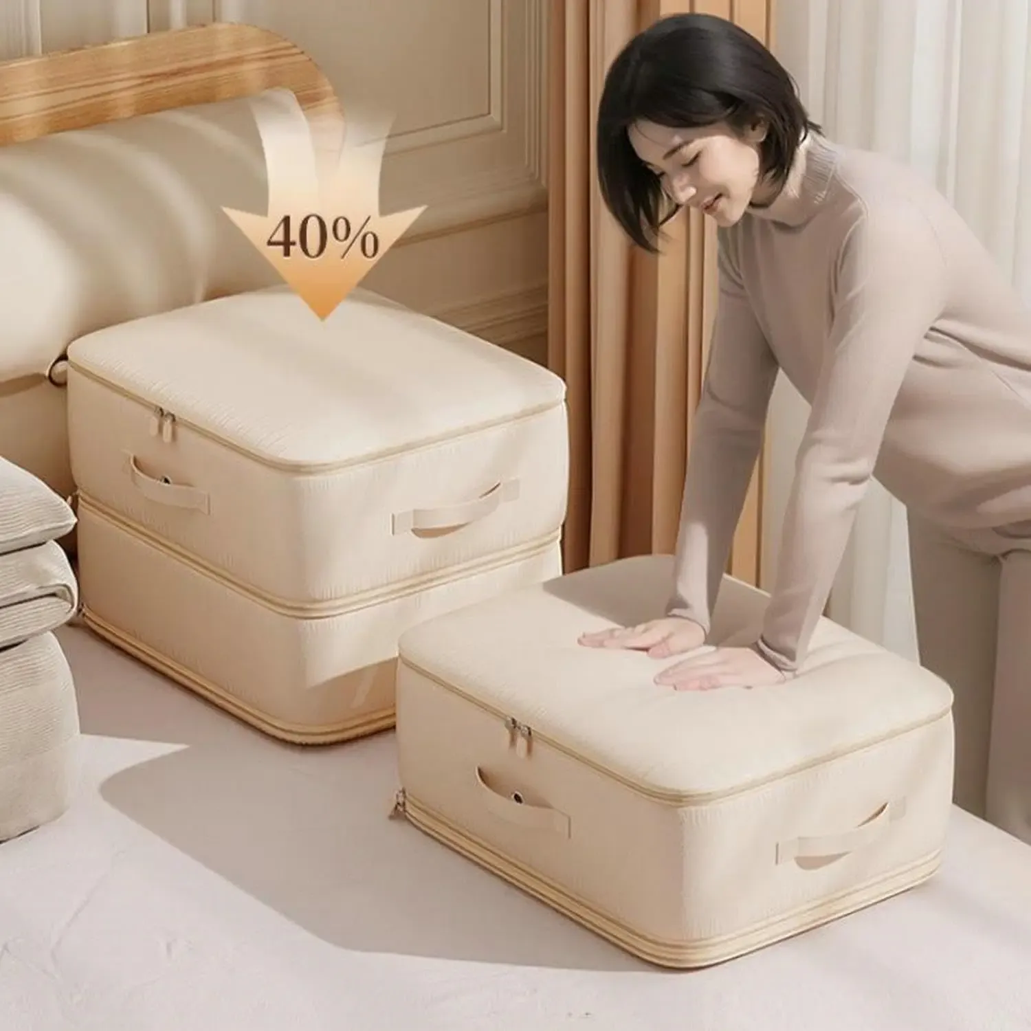 Sac de rangement sous vide, rangement organisé