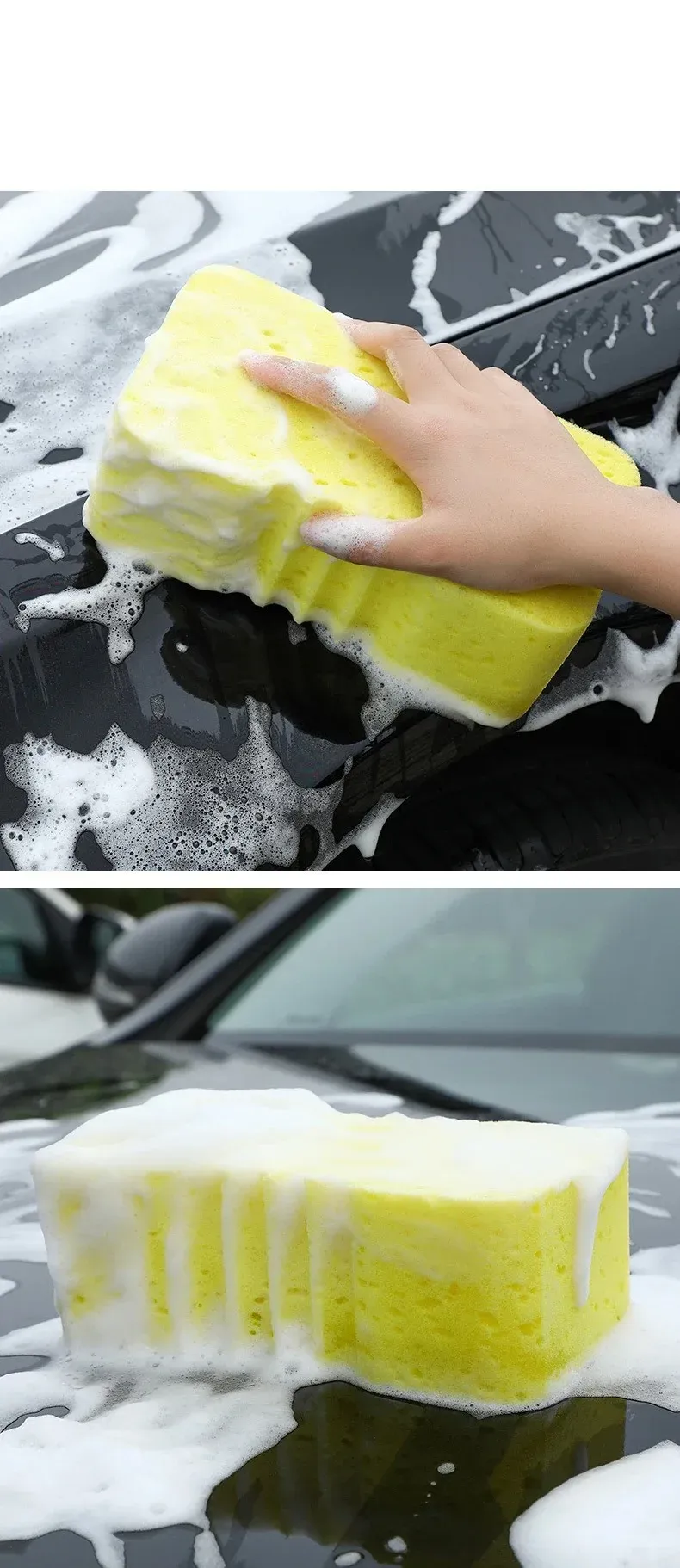 Éponge de lavage XXL, accessoire d'entretien premium
