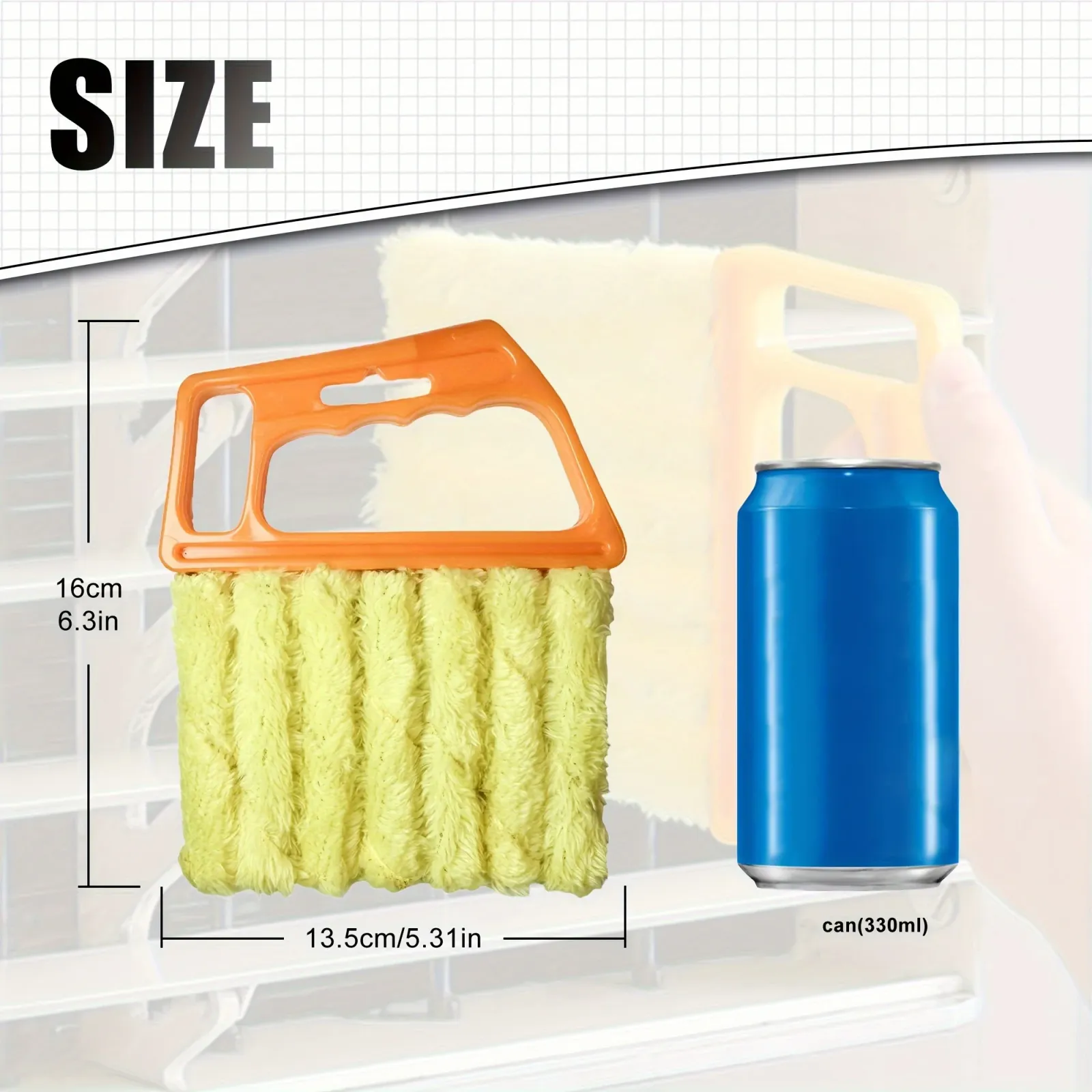 Brosse de nettoyage en utilisation