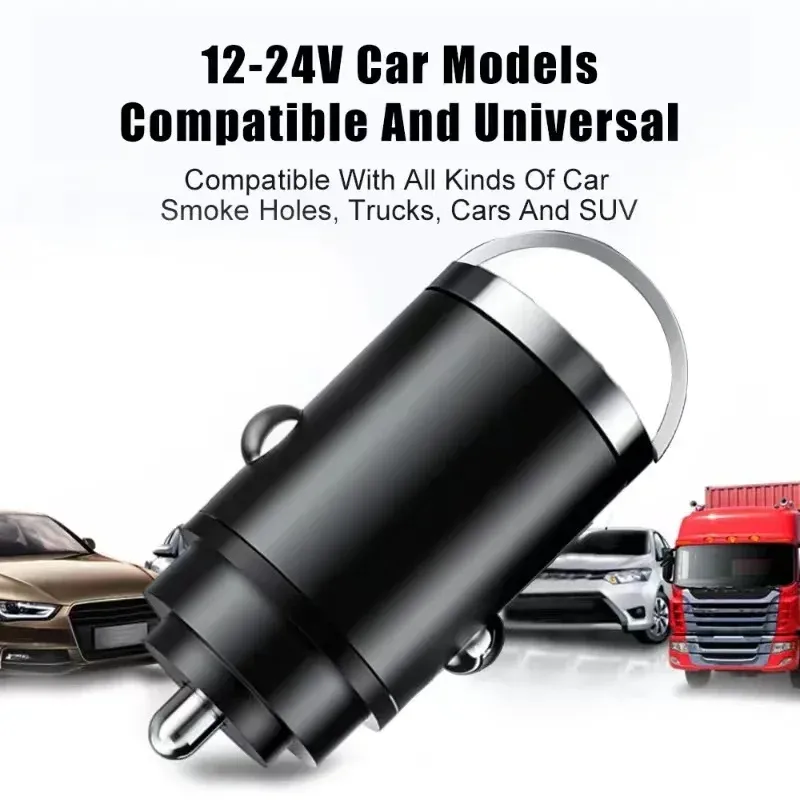 Chargeur de voiture USB 100 W Type-C, utilisation en voiture