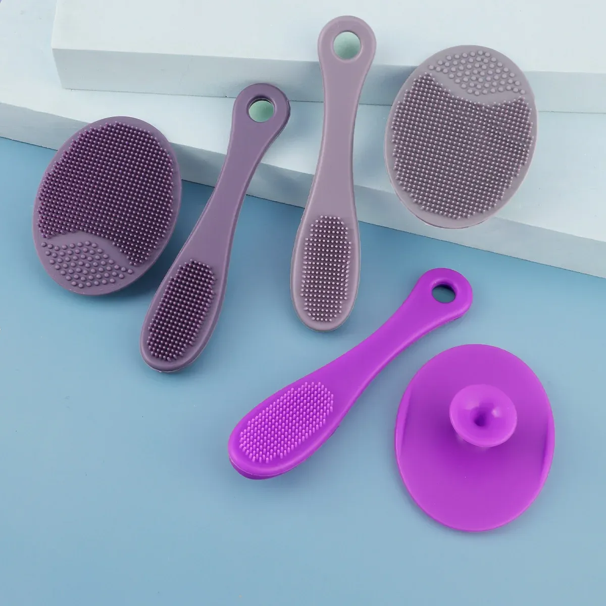 Lot de 2 brosses de nettoyage visage avec brosse d'élimination des points noirs 5