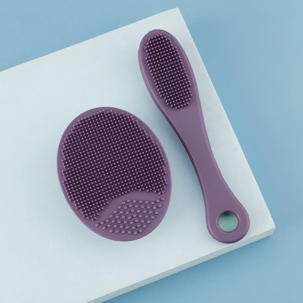 Lot de 2 brosses de nettoyage visage avec brosse d'élimination des points noirs 6