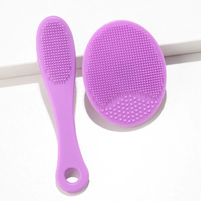 Lot de 2 brosses de nettoyage visage avec brosse d'élimination des points noirs 8