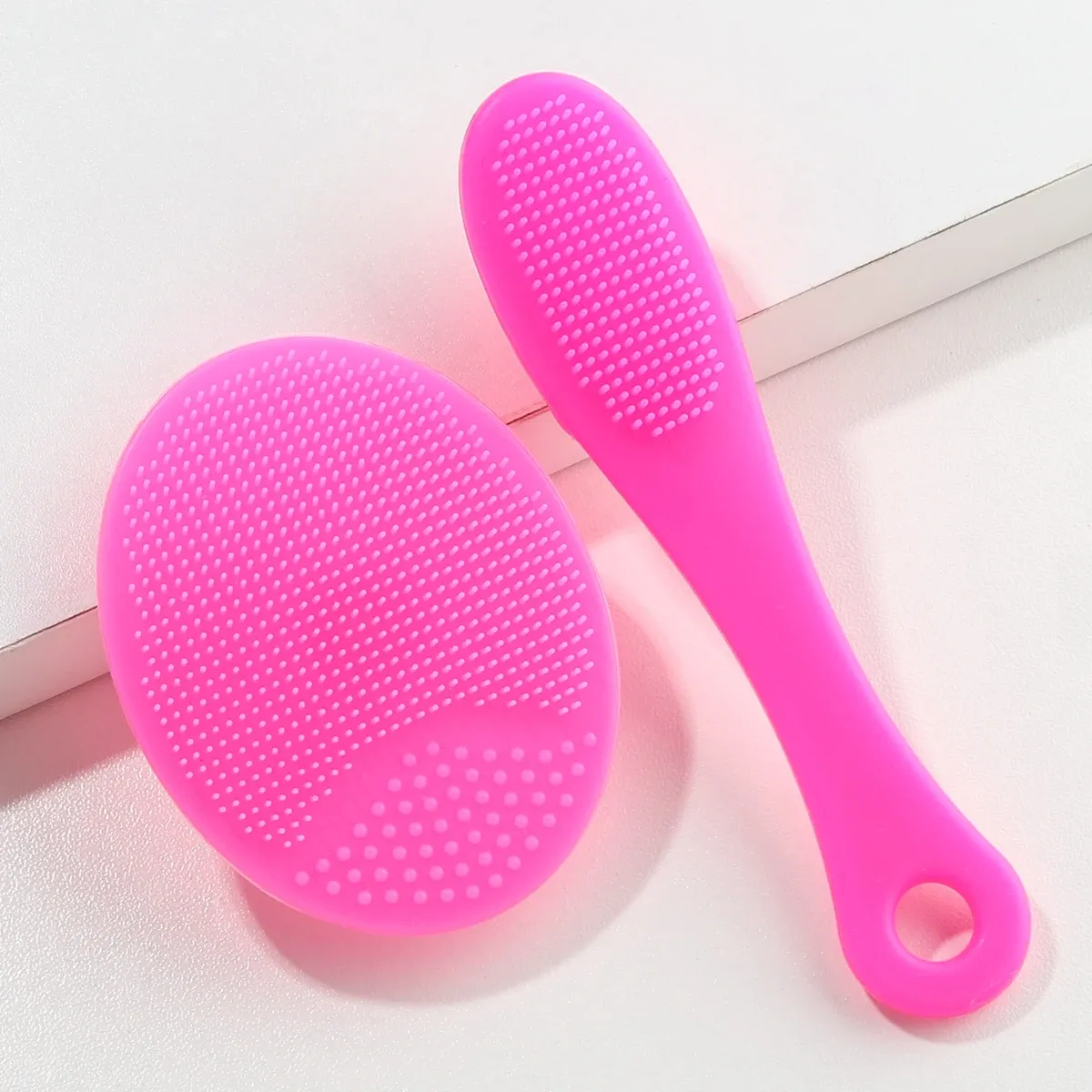 Lot de 2 brosses de nettoyage visage avec brosse d'élimination des points noirs 14