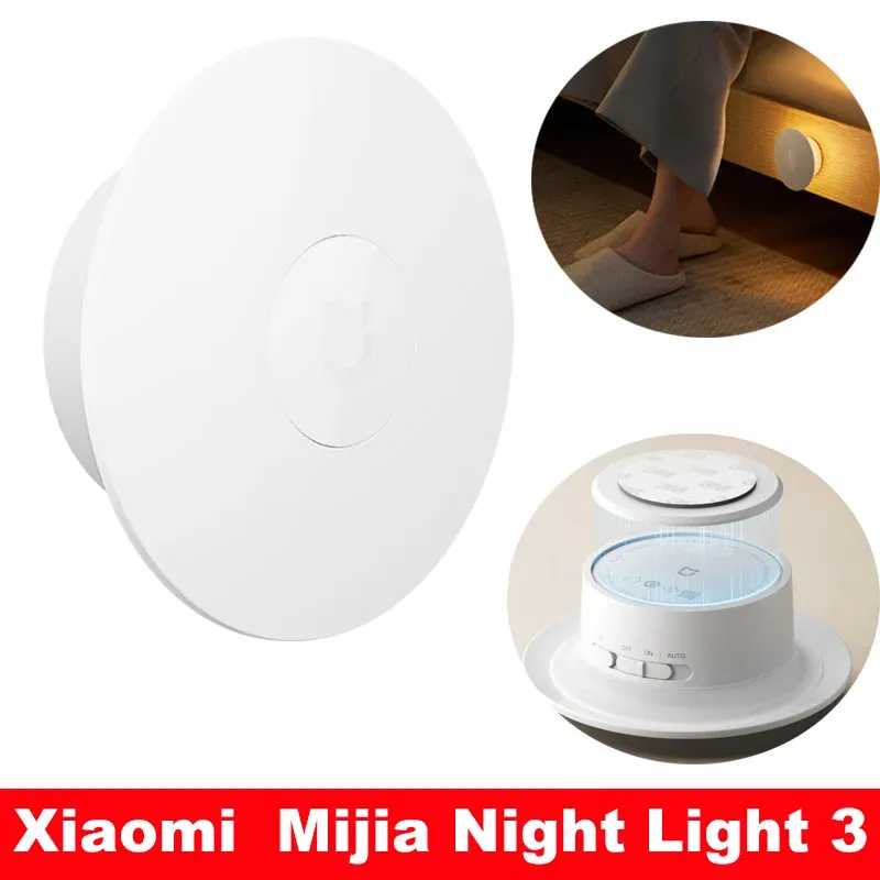 Veilleuse Mijia V3 avec capteur de mouvement, luminosité réglable et capteur de lumière intelligent - Image 1