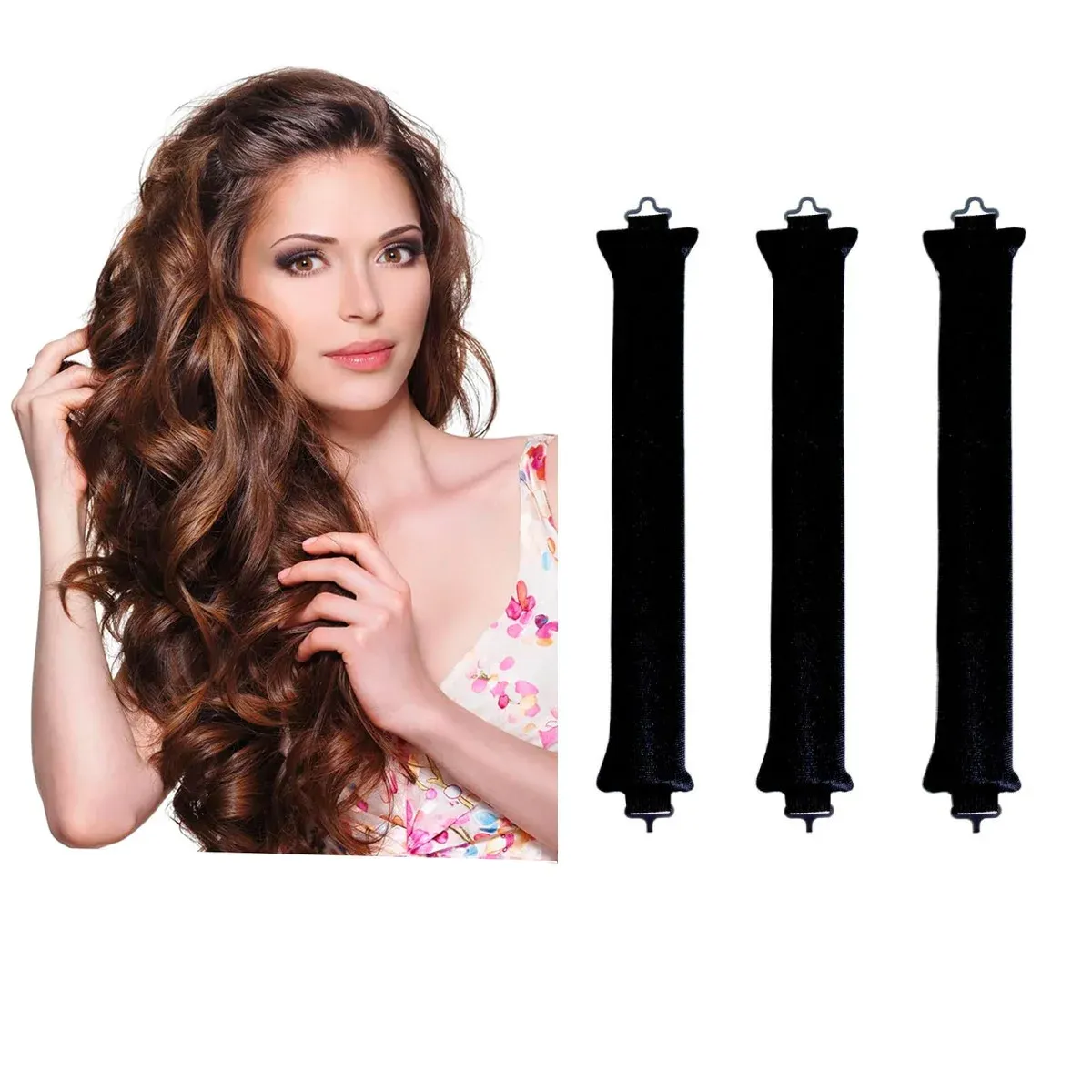 Bigoudis en mousse sans chaleur pour boucles, idéaux pour la nuit 7