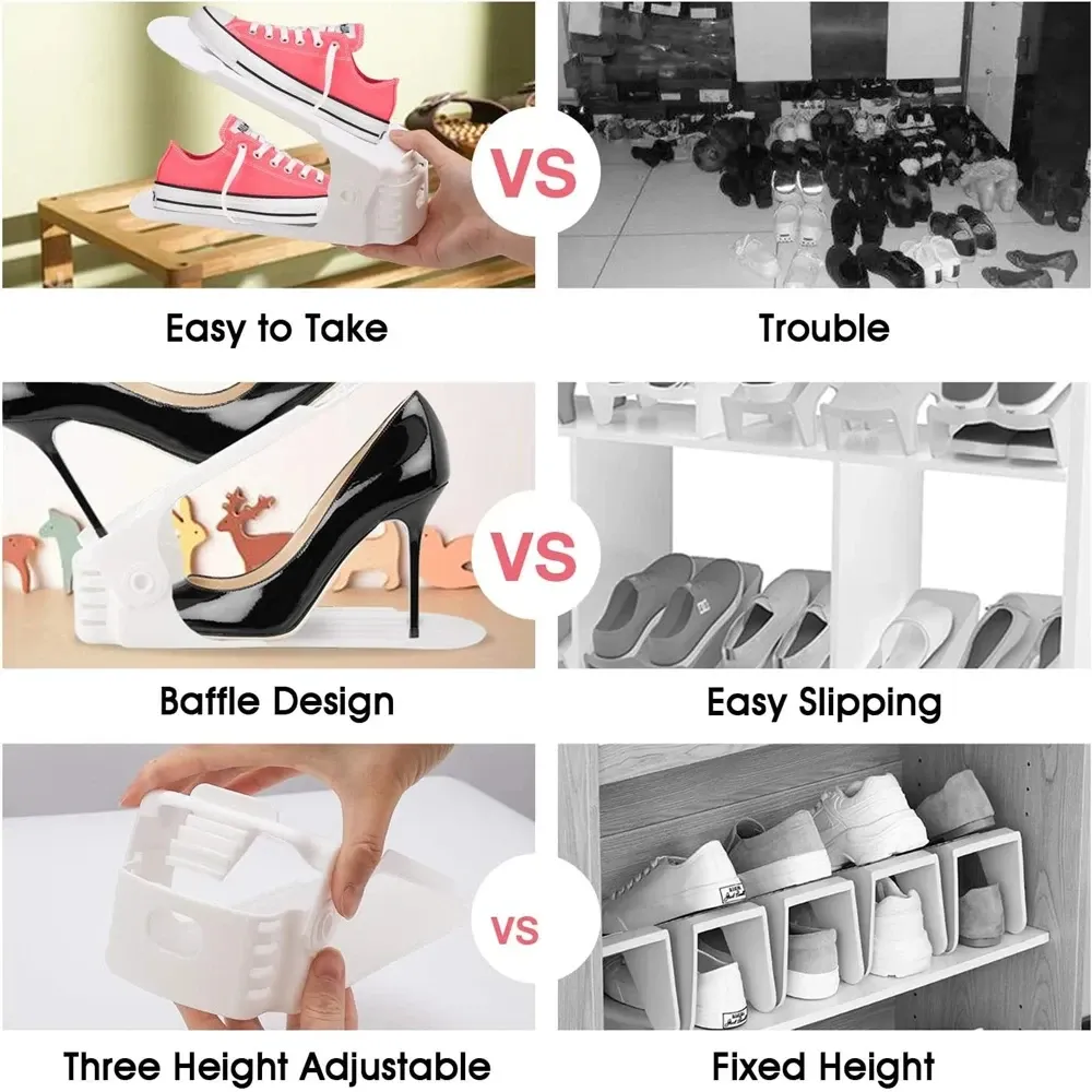 Organisateur de chaussures dans un dressing