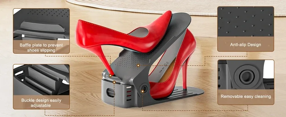 Organisateur de chaussures en situation