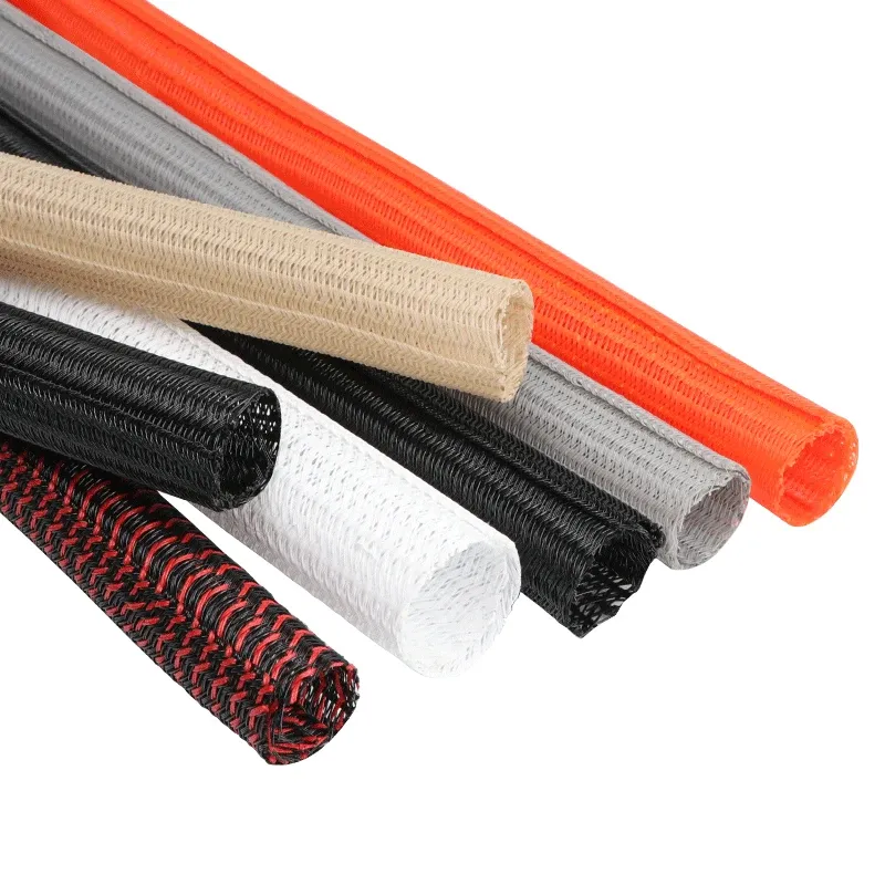 Gaine de câble tressée en PET, 3/8 m, Ø 3 à 32 mm, auto-fermante et isolante 4