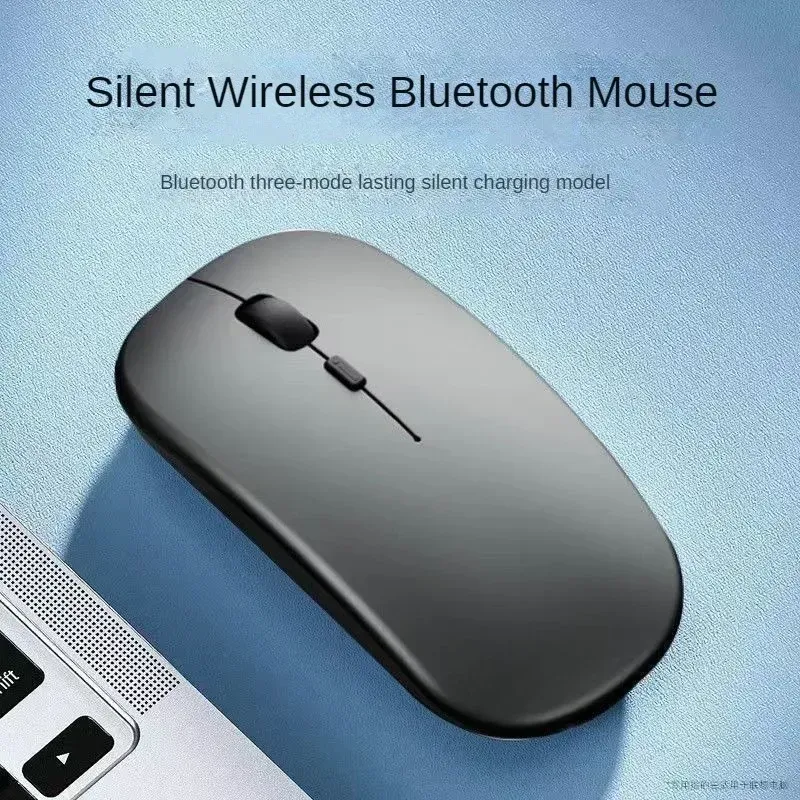 Souris sans fil rechargeable Bluetooth, silencieuse et ergonomique pour ordinateur portable et Xiaomi Pad 2
