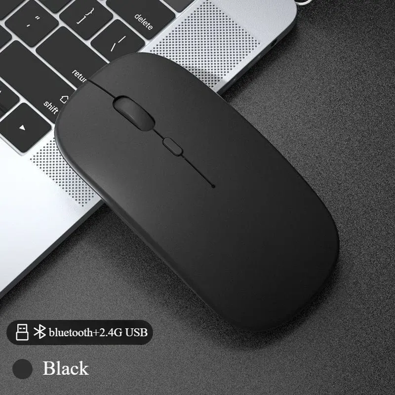 Souris sans fil rechargeable Bluetooth, silencieuse et ergonomique pour ordinateur portable et Xiaomi Pad 7