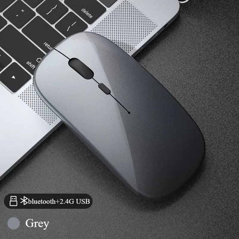 Souris sans fil rechargeable Bluetooth, silencieuse et ergonomique pour ordinateur portable et Xiaomi Pad 9