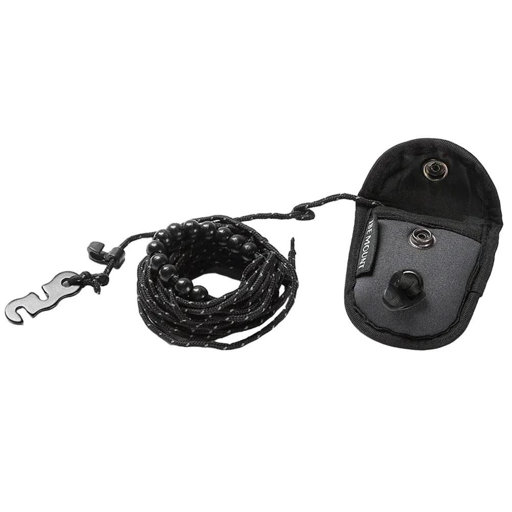 Corde à linge portable de 3 m, réglable, pour l'extérieur, coupe-vent, idéale pour le camping et les voyages 7