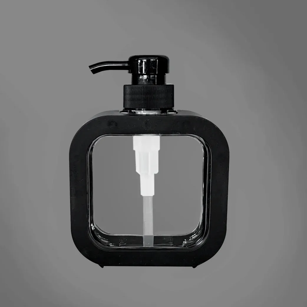 Distributeur de voyage portable 300/500 ml, flacon à pompe vide, distributeur de savon pour salle de bains, lotion rechargeable, shampoing, savon pour les mains 8