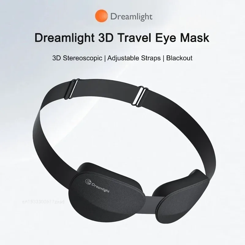 Masque de sommeil 3D Dreamlight, masque occultant stéréoscopique 3D, portable, réglable, à forme concave et moulée - Image 1