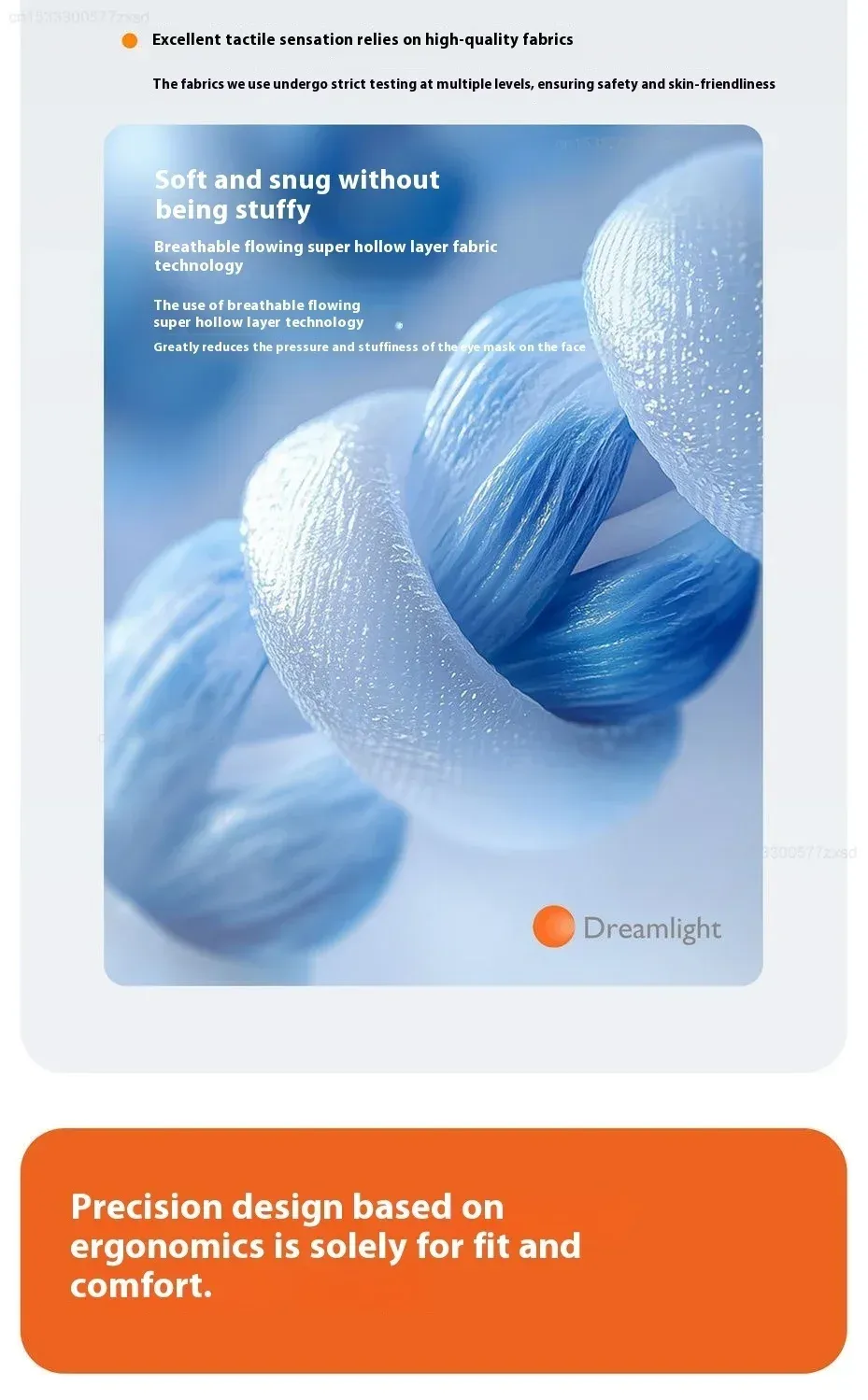 Masque de sommeil Dreamlight porté