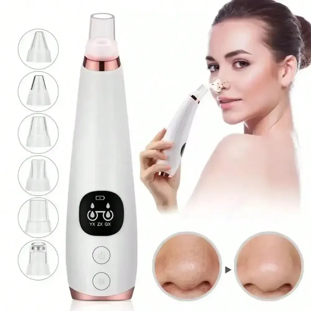 Aspirateur électrique pour points noirs, nettoyeur d'acné, élimination des taches noires, nettoyage en profondeur du visage, Machine de nettoyage des pores, outils de soins de la peau 3