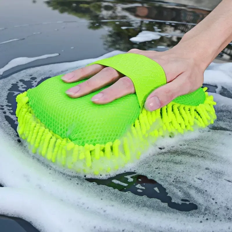 Détail de l'éponge en microfibre