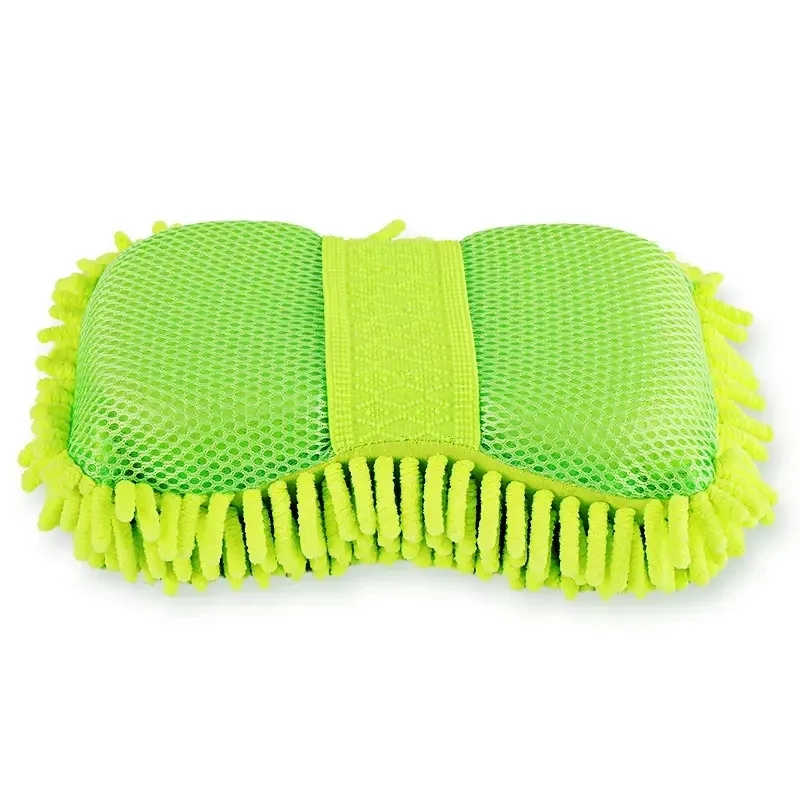 Éponge de lavage pour voiture en microfibre, gant de nettoyage pour soin automobile, brosse de détailing, serviette de lavage, gants automobiles, accessoires de style 7