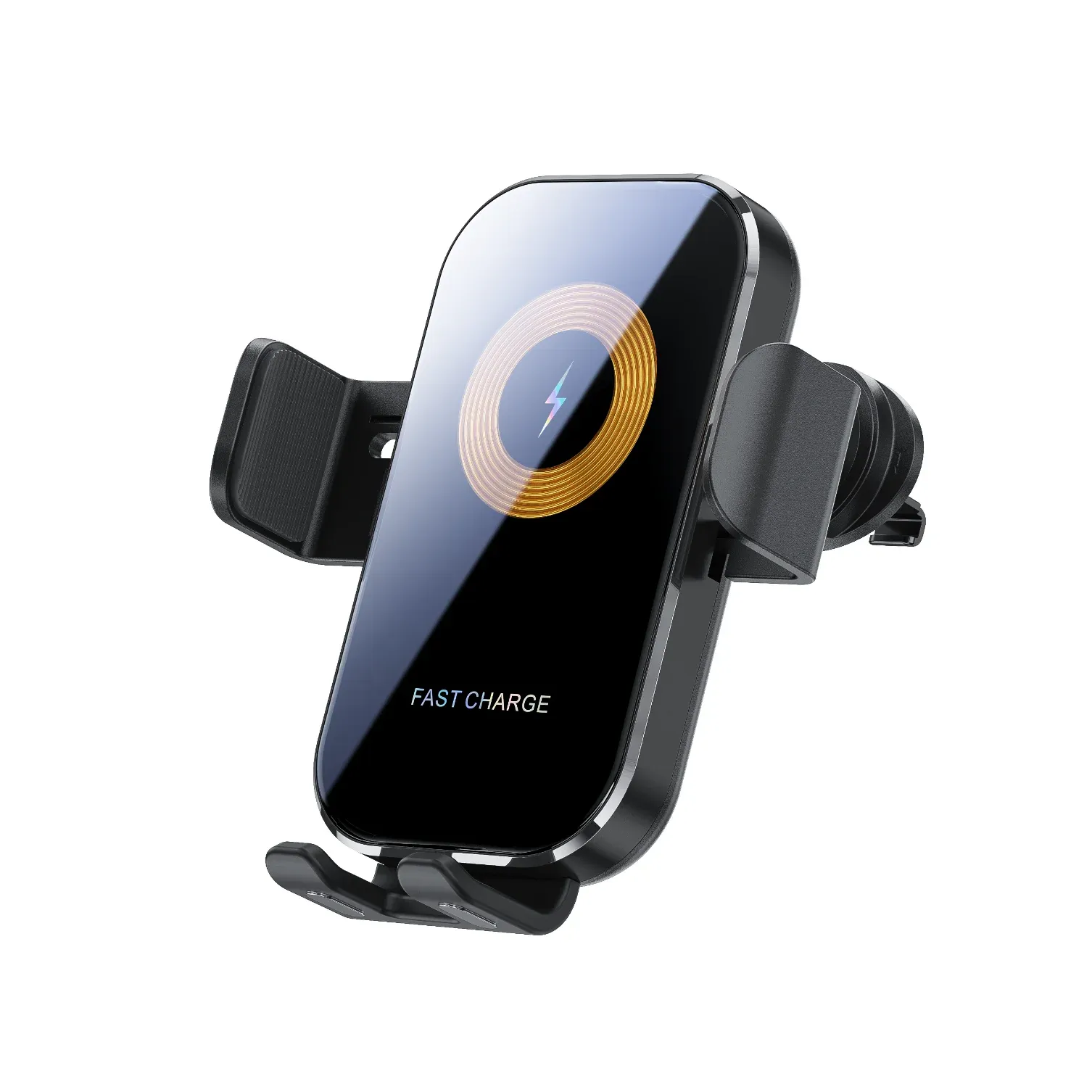 Support de téléphone et chargeur sans fil universel pour voiture, charge rapide 15 W, compatible iPhone, Xiaomi et Samsung, détection intelligente 8