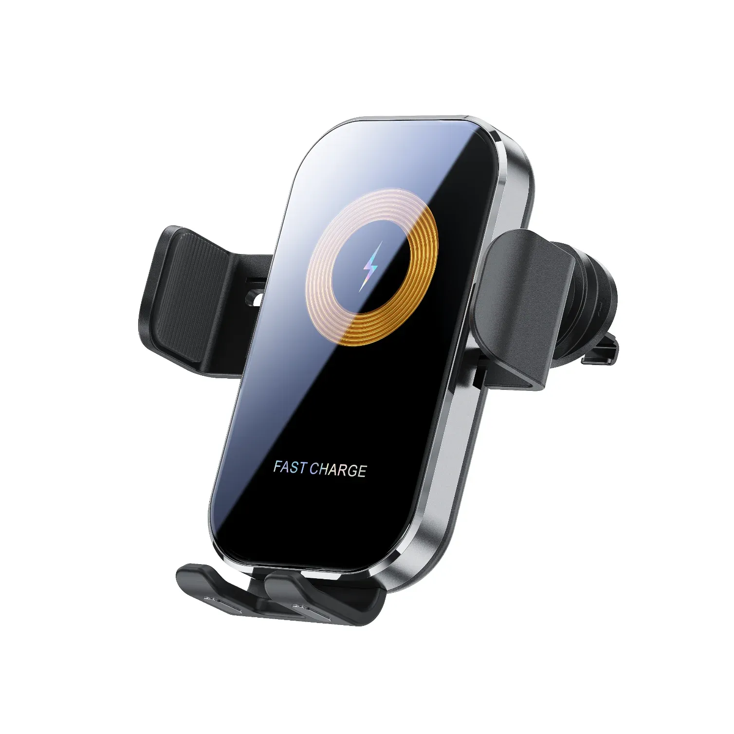 Support de téléphone et chargeur sans fil universel pour voiture, charge rapide 15 W, compatible iPhone, Xiaomi et Samsung, détection intelligente 7