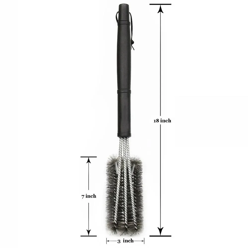 Brosse de nettoyage pour gril, vue de détail