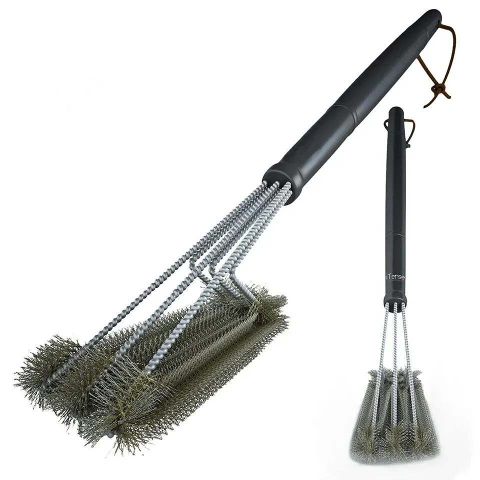 Brosse de gril, détail des finitions