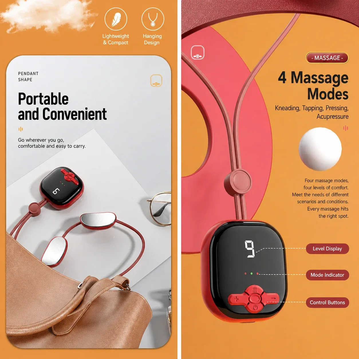 Masseur cervical intelligent avec compresse chaude pour le cou et les épaules 2