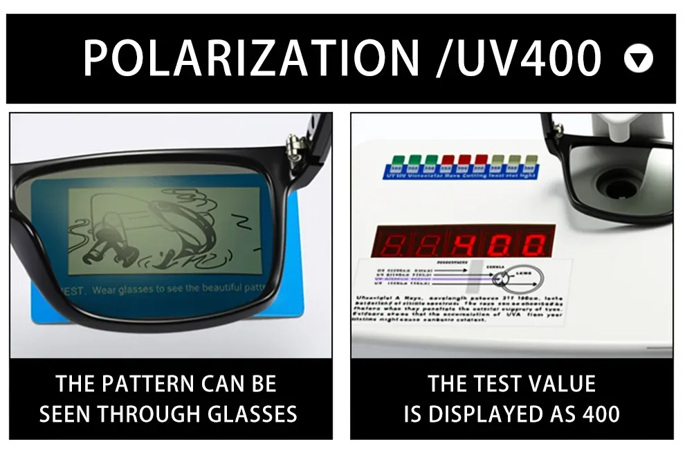 Lunettes de soleil carrées, mise en situation