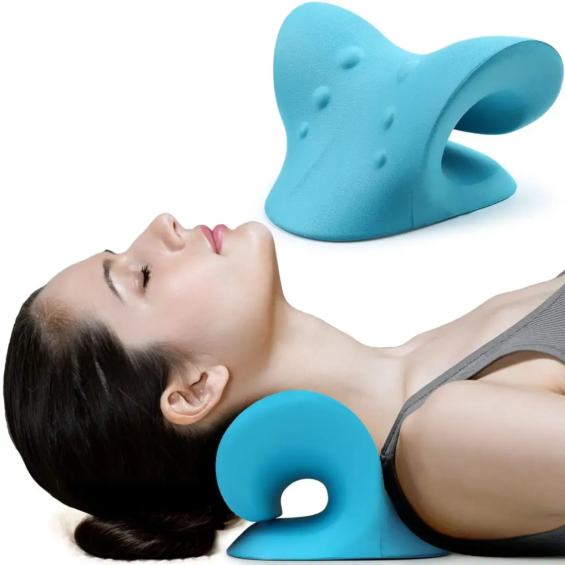 Dispositif de traction cervicale pour la relaxation du cou et des épaules et le soulagement des tensions musculaires