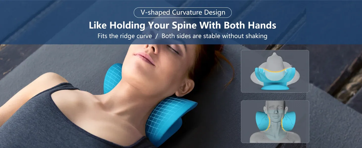 Coussin chiropratique pour la nuque et les épaules