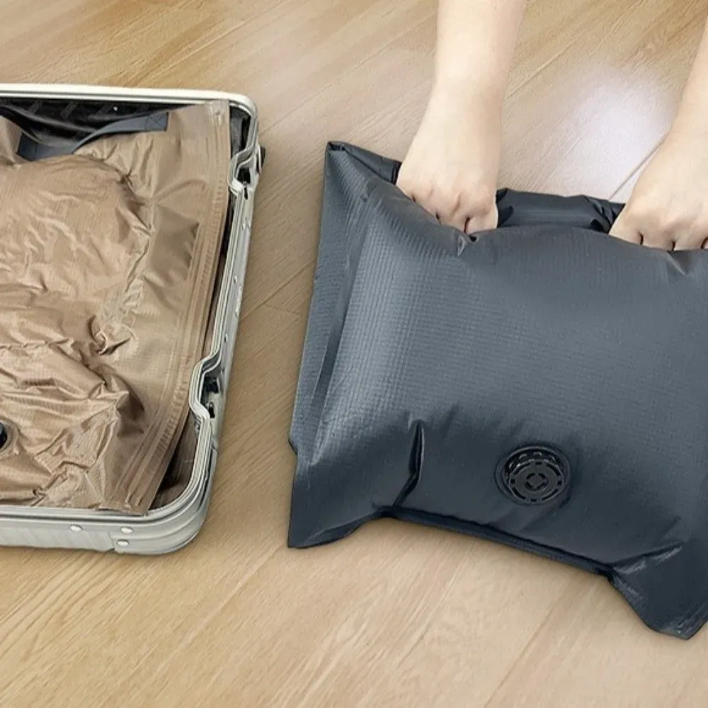 Sac de rangement sous vide sous différents angles