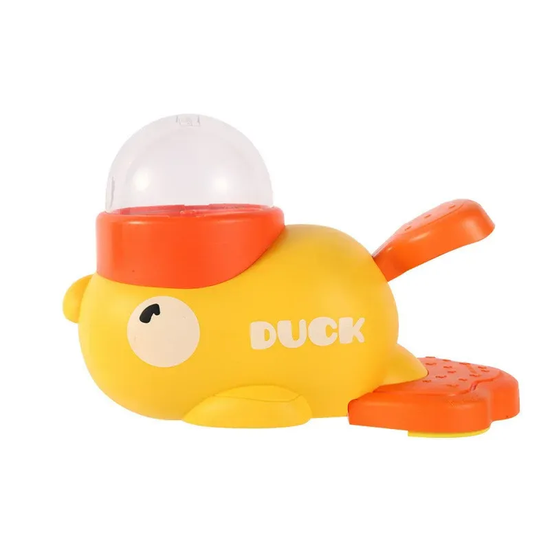 Jouet interactif 2-en-1 pour chien avec distributeur de friandises, design canard de dessin animé et mangeoire lente, idéal pour l'entraînement 6