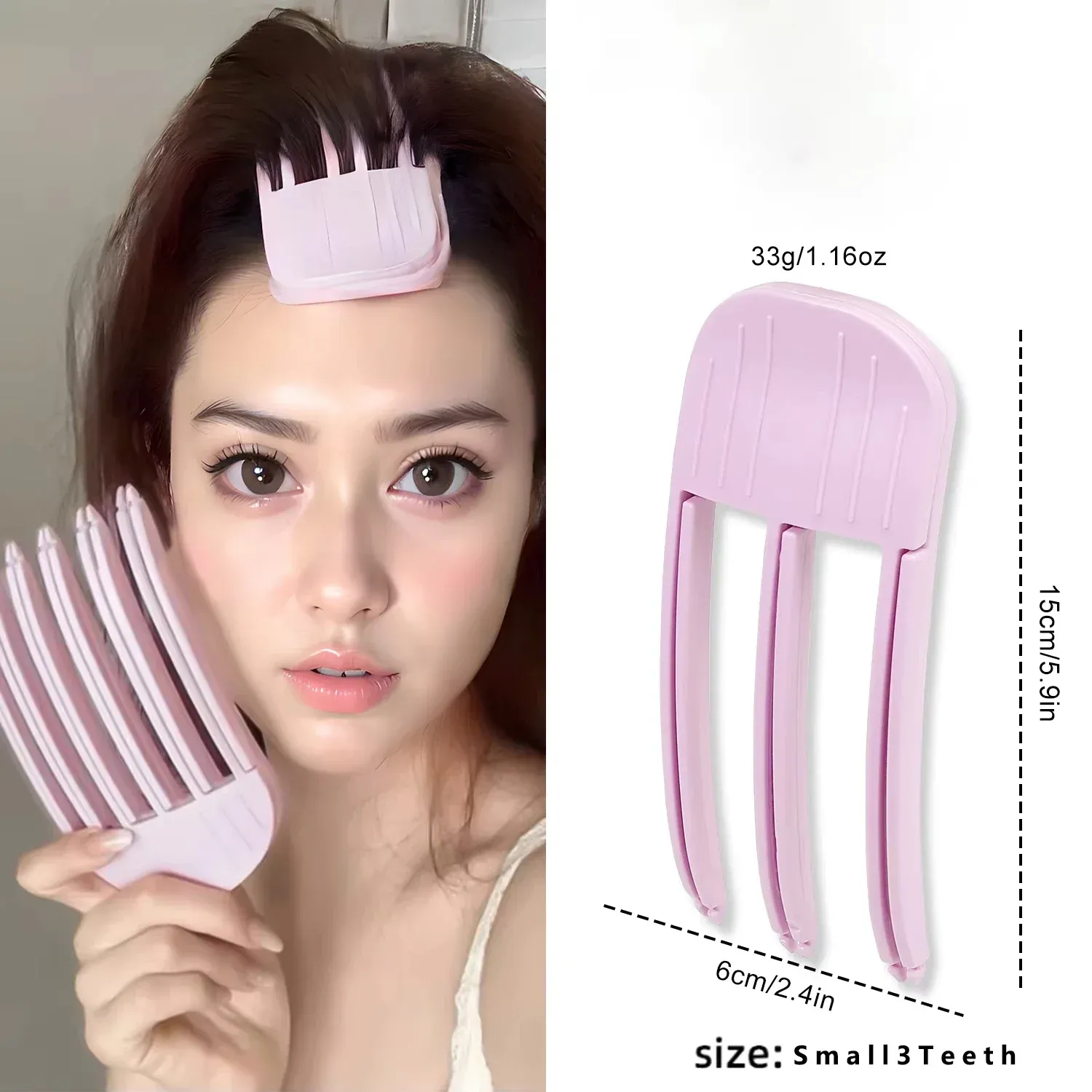 Pince à cheveux moelleuse pour frange à friser, vue détaillée 6