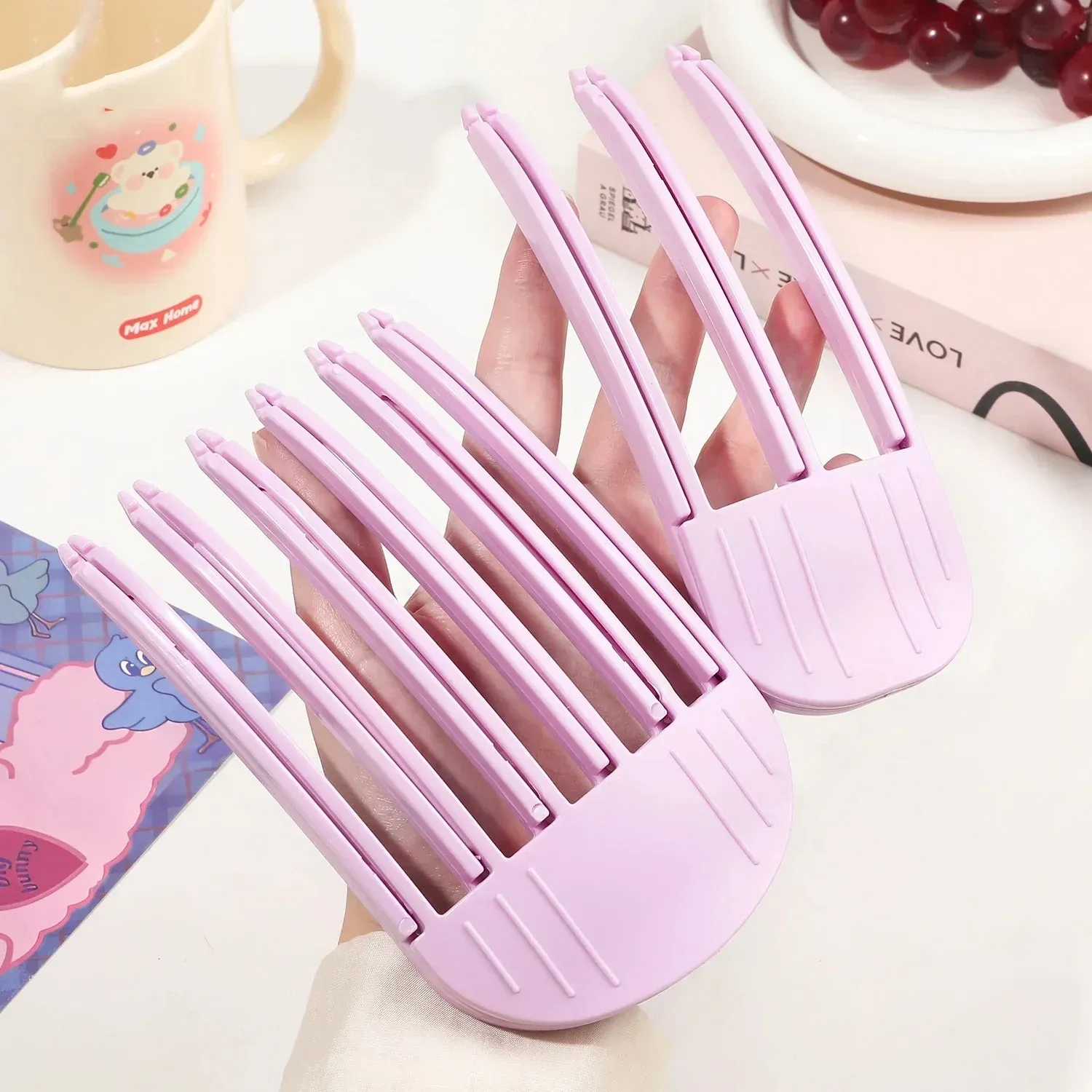 Pince à cheveux moelleuse pour frange à friser, vue détaillée 9